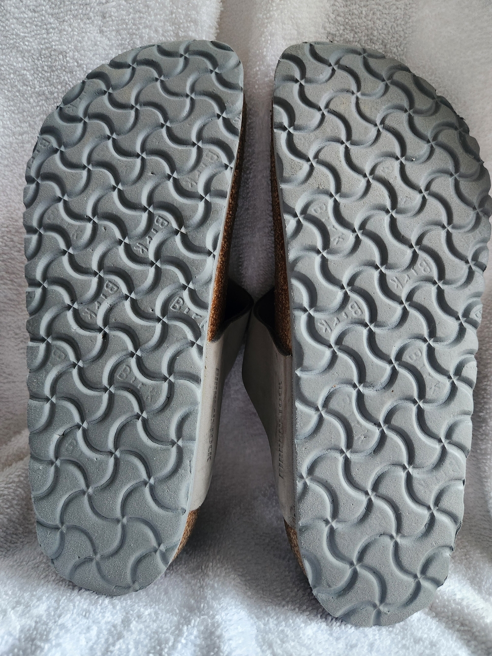 Birkenstock Gizeh Big Buckle Dove Gray Size 37 Sandals - Picture 5 of 5
